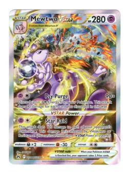 Mewtwo VSTAR GG44/GG70 Crown Zenith: Galarian Gallery Holo Pokemon Card NM - Image 1