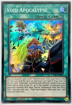 ETCO-EN065 Void Apocalypse - Super Rare 1st Edition Near Mint YuGiOh Card - Image 1
