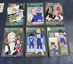 Dragon Ball Z Visual Adventure Lot Of 6 Cards TCG BANDAI 1996 (US SELLER) - Image 1