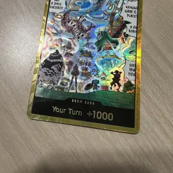 OP14 The Azure Sea's Seven DON!! Card Egghead (Gold) NM One Piece - Image 4