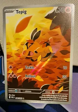 Tepig 096/086 Pokemon TCG Sv: White Flare Holo Near Mint Card - Image 1