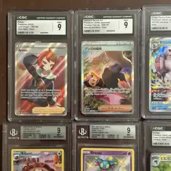 POKEMON Graded Card Lot 8 Slabs Mixed Lot CGC Beckett - Image 2