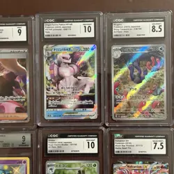 POKEMON Graded Card Lot 8 Slabs Mixed Lot CGC Beckett - Image 3