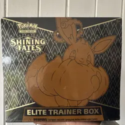 Pokemon Shining Fates Elite Trainer Box Eevee 65 Card Sleeves English 2021 - Image 1