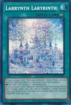 YuGiOh! 3-Card Lot: Illusion of Chaos, Geri the Runick Fangs, Labrynth Labyrinth - Image 3
