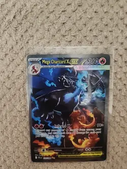 Mega Charizard X ex 125/094 SIR Phantasmal Flames Pokemon Card NM - Image 1