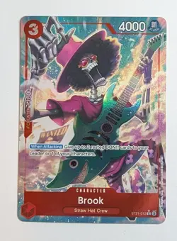 Brook ST21-012 Gear 5 Foil Holo Alt Art Parallel One Piece TCG Game Card NM/M - Image 1