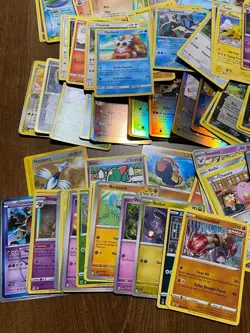 Joblot Pokemon Cards 250+ Cards Mixed Varied Years + Pokemon Tin #2 Bundle - Image 2