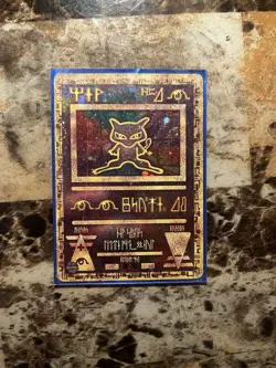 Ancient Mew Promo Pokemon Card (1999) - Holo - Heavy Play / Crease - Image 3