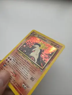 Pokemon Neo Genesis Typhlosion TCG Card 18/111 Unlimited Holo Rare - Image 3