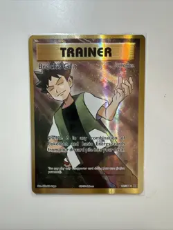 Brock's Grit 107/108 Evolutions Full Art Ultra Rare Holo Pokemon Card DMG - Image 1