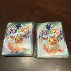 2X Full Pack Eevee Prismatic Evolutions ETB Card Sleeves | New, Sealed Pokemon - Image 1