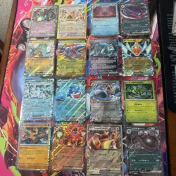 Pokemon 16 Card Collection Lot nm Ex Mega V Holo Rares Nm NO DUPLICATES K1 - Image 2