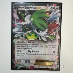 Shaymin EX 77/108 Roaring Skies Ultra Rare Holo Pokemon Card MP - Image 1