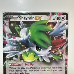 Shaymin EX 77/108 Roaring Skies Ultra Rare Holo Pokemon Card MP - Image 4