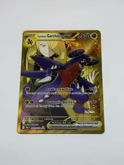 Pokemon Card TCG Cynthia's Garchomp EX 241/182 Destined Rivals Hyper Rare NM - Image 1