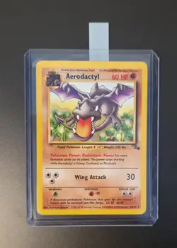 Pokemon TCG Aerodactyl 16/62 Fossil Rare Non-Holo Card - Image 1