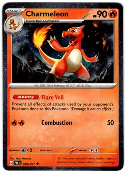 Charmeleon (Cosmos Holo) Holo Uncommon Miscellaneous Cards & Products 008/091 NM - Image 1