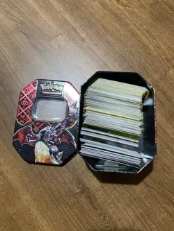 Pokemon Card Job Lot 250+ Mixed Varied Years + Pokemon Tin #1 - Image 2