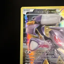 Genesect XY119 Full Art Holo Black Star Promo Pokemon Card - LP/MP - Image 4