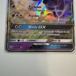 Pokemon Espeon GX TCG Sun & Moon Base Set Holo Ultra Rare Card 61/149 - Image 4