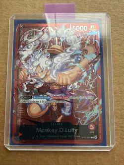 Monkey D Luffy ST21-001 Learn Together Promo Deck Leader One Piece Card English - Image 3