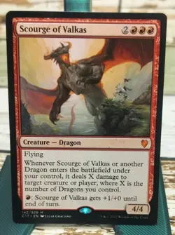 Scourge of Valkas M Commander 2017 142 LP - Image 1