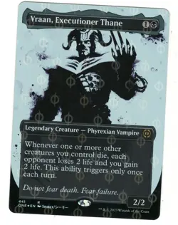 MTG Vraan Executioner Thane Showcase Step and Compleat Foil Magic The Gathering - Image 1