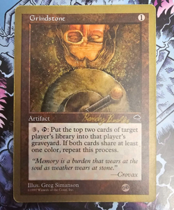 Magic the Gathering - Grindstone 1998 Randy Buehler (LP) - Image 1