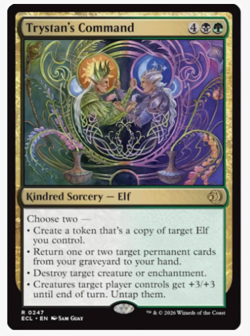 Trystan's Command - MTG Lorwyn Eclipsed (ECL) - Image 1