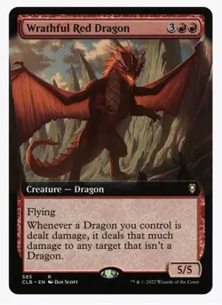 Wrathful Red Dragon (Extended Art). Battle for Baldur's Gate Regular - Image 1