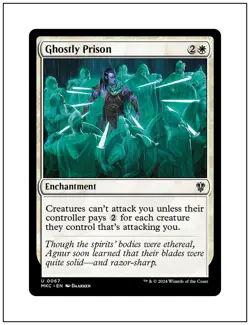 1x Ghostly Prison, Magic The Gathering MTG NM - Image 1