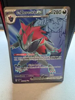 Pokemon Journey Together N's Zoroark EX Card 175/159 - Image 1