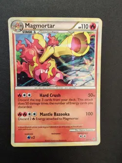 Pokemon Magmortar 2/95 HeartGold & Soulsilver HGSS Unleashed Holo Rare - Image 1