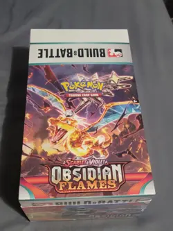 Pokemon Scarlet & Violet Obsidian Flames Build And Battle Display Sealed x10 Box 820650863967 - Image 1