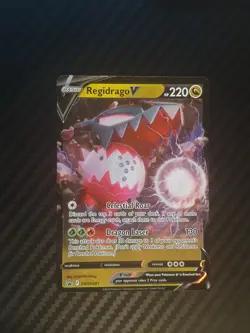 Pokemon Regidrago v SWSH281 Black Star Promo Crown Zenith TCG - Image 1
