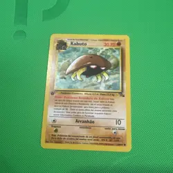 Pokemon TCG Kabuto Fossil 50 1st Edition Common Card LP Condition - Image 1