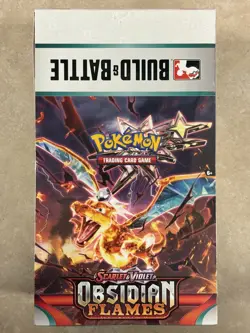 *SEALED* Pokemon Scarlet & Violet Obsidian Flames Build And Battle Display 10 PK 820650863967 - Image 1