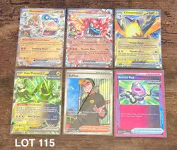 ⚡ Pokemon EX Card Lot 115 | Mamoswine Ogerpon Iron Thorns | Free Ship 🚀 - Image 1