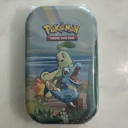 Pokemon TCG Celebrations Mini Tin Johto Chikorita, Cyndaquil Totodile New Sealed - Image 1