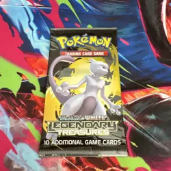 Pokemon TCG Black & White Legendary Treasures Booster Pack Mewtwo Artwork - Image 1