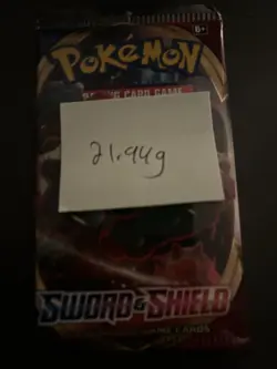 21.94g HEAVY Pokemon TCG: Sword and Shield Base Set Booster Pack - SEALED 820650806513 - Image 4
