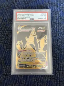 PSA 10 GEM MINT FA Duraludon VMAX TG30/TG30 - 2022 Pokemon SWSH Silver Tempest - Image 1