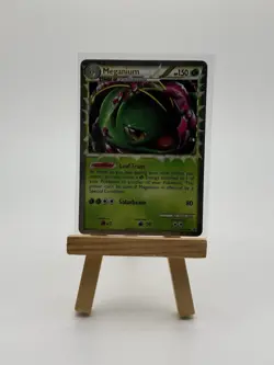 Pokemon TCG 2010 HGSS Black Star Promo Meganium Holo #08 - Image 1