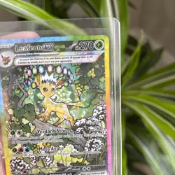Pokemon TCG -Leafeon ex 144/131- Prismatic Evolutions - SIR - - Image 3