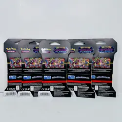 Pokemon TCG - 5 Packs - Phantasmal Flames Sleeved Booster Pack - Sealed - Image 2