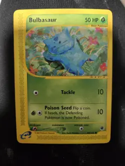 Pokemon TCG Bulbasaur 094/165 Expedition Base Set Regular LP - Image 1