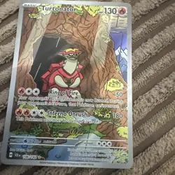 Pokemon - Turtonator - 146/142 - SV Stellar Crown - Illustration Rare - Image 1