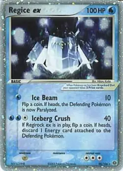 Pokemon TCG - Regice ex - 98/106 - Ultra Rare - Holo - Ex Emerald [Near Mint] - Image 1