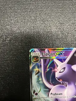 Pokemon TCG Espeon GX SM35 Sun And Moon Black Star Promo - Image 5
